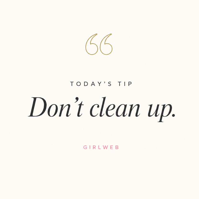 Today's Tip from Girlweb